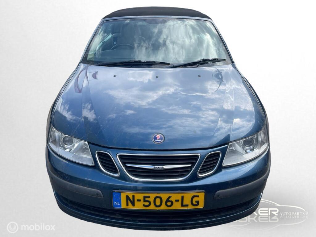 Motorkap blauw Saab 9-3 Cabrio, Gebruikt, Ophalen of Verzenden, Saab, Saab