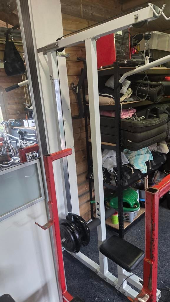 Latpulley - Zo goed als nieuw, inclusief stang, Krachtstation, Ophalen of Verzenden, Zo goed als nieuw, Rug