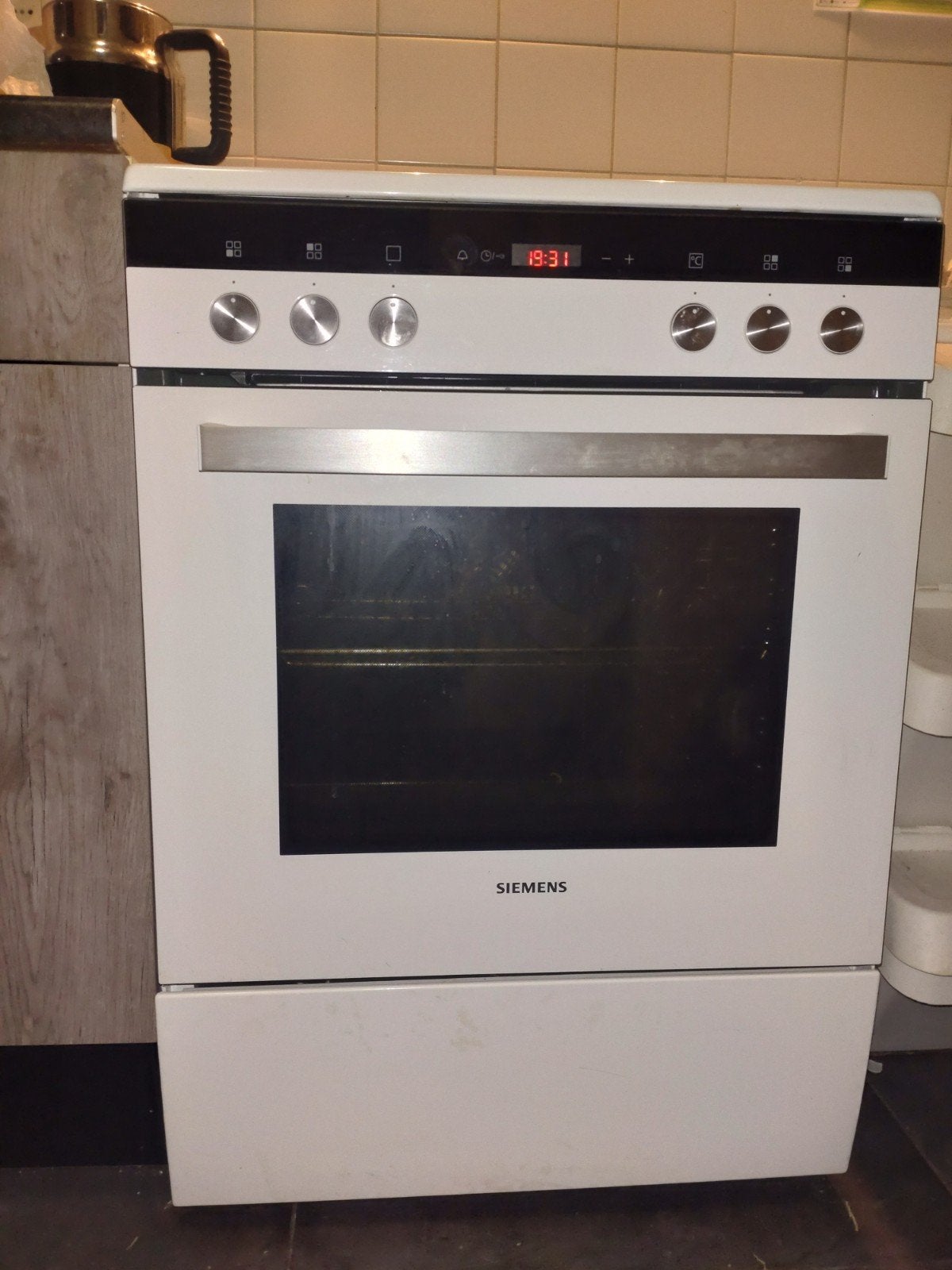 Siemens fornuis HK9R3A220, Ophalen, Gebruikt, 60 cm of meer, Keramisch