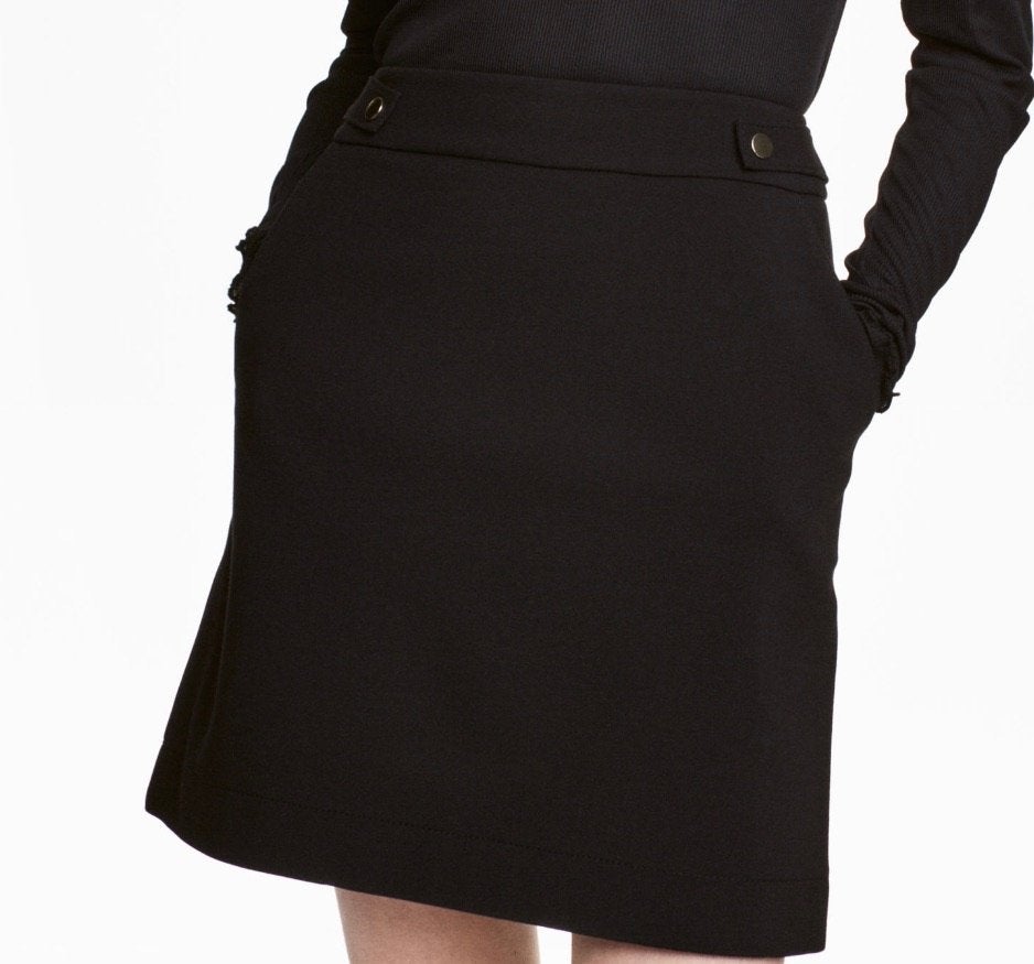 H&M A-lijn zwart rokje NIEUW maat 36, Kleding | Dames, Rokken, H&M, Zwart, Nieuw, Ophalen of Verzenden