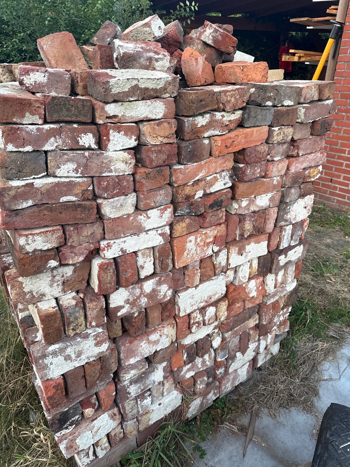 Ca 2000 Schoon gebikte boerderij stenen, Ophalen of Verzenden, Gebruikt, Bakstenen