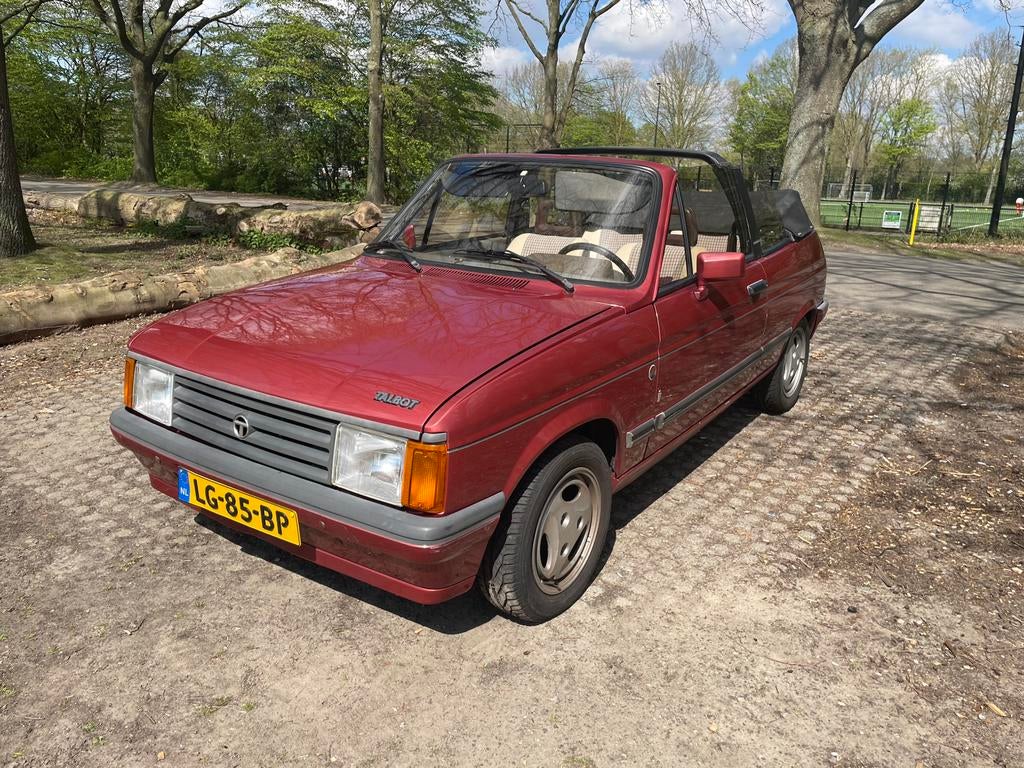 Talbot Samba 1.4 Cabriolet 1984 Rood, foto 3