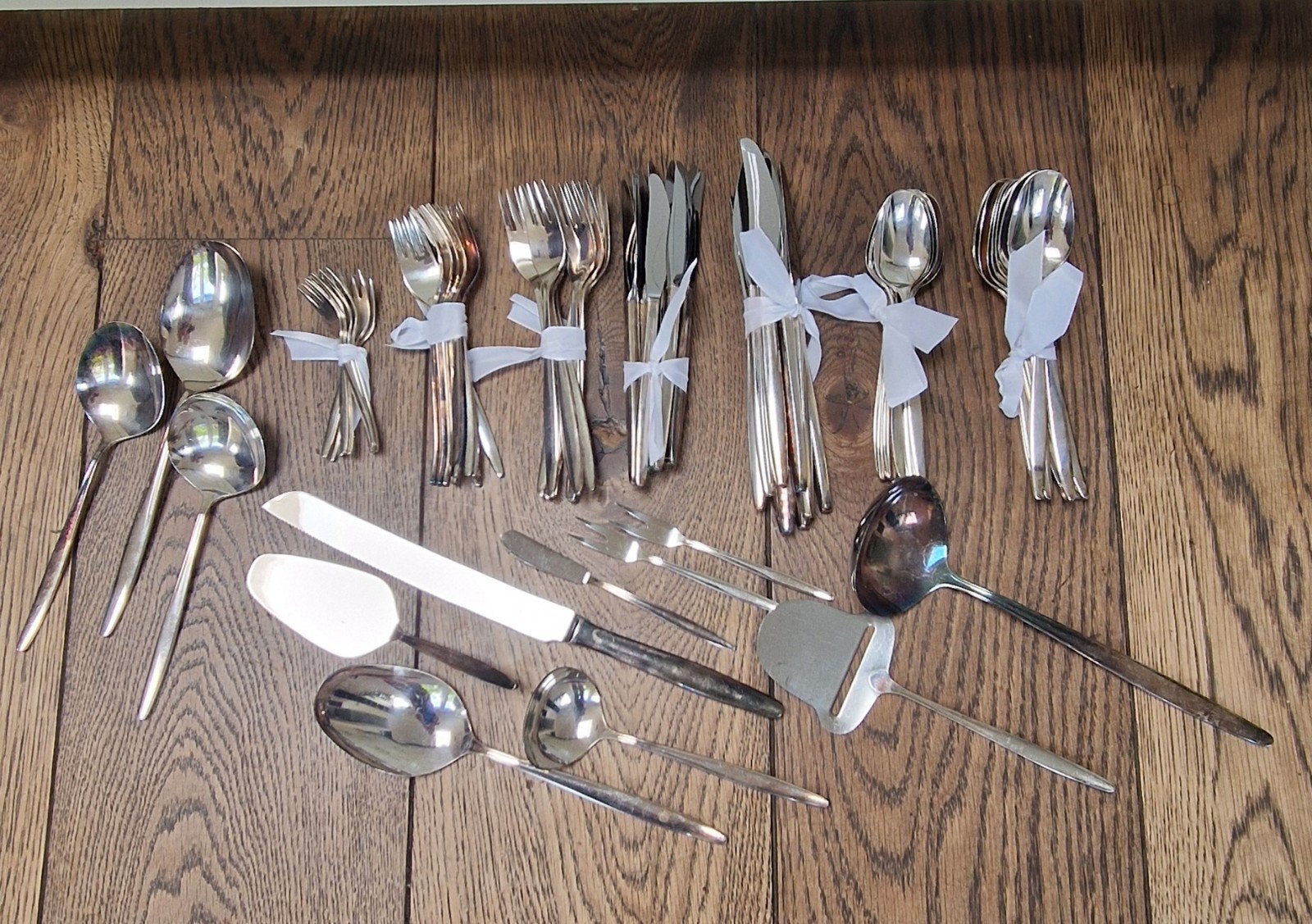75-delig verzilverd bestekset / c Gero 100, Ophalen, Zilver