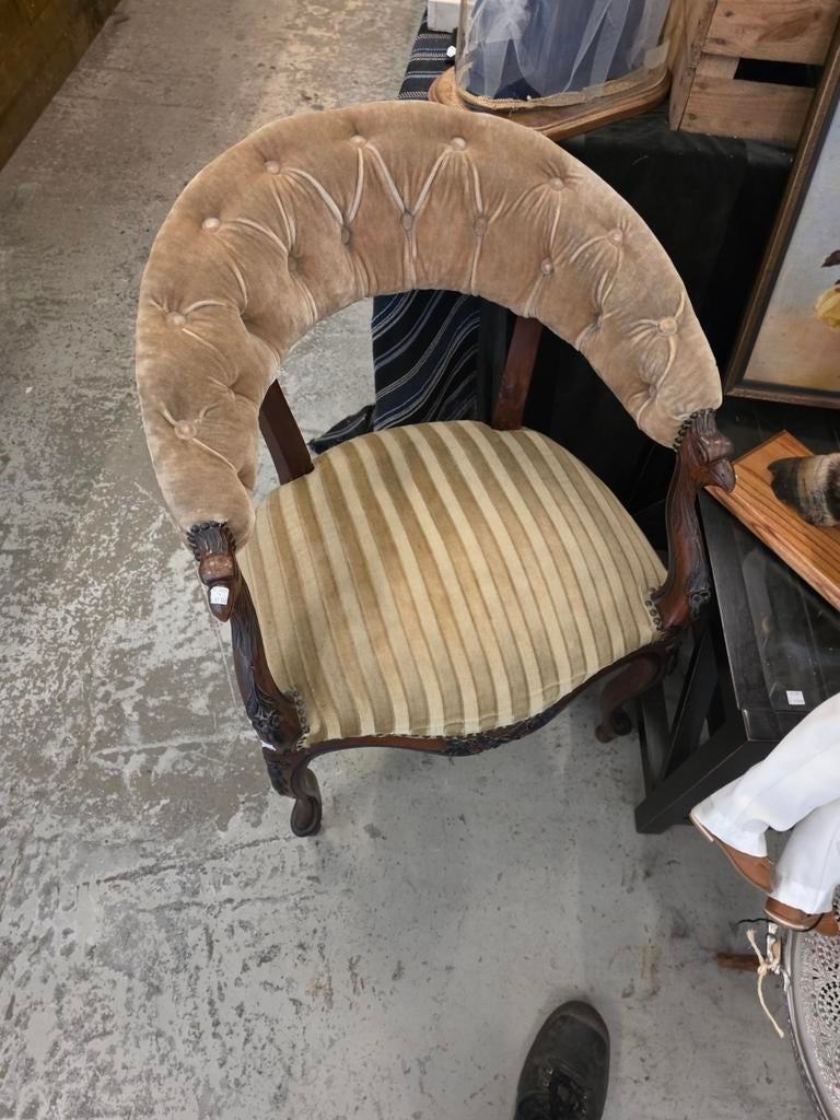 Antieke fauteuil, Huis en Inrichting, Ophalen, ., Minder dan 100 cm, M