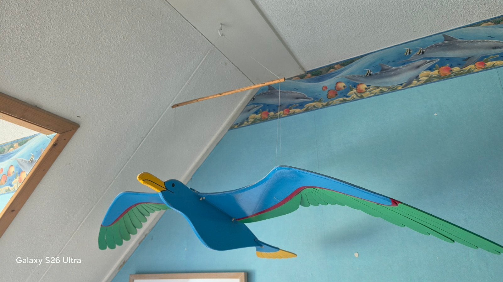 Vliegende vogel mobiel voor kinderkamer, Ophalen