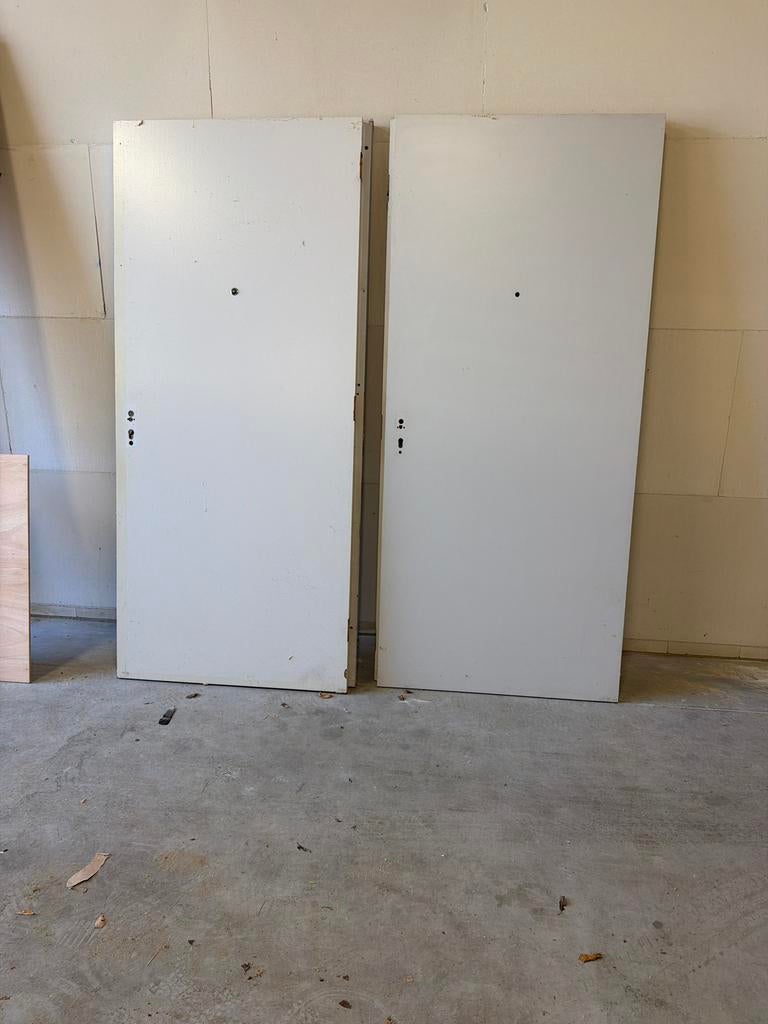 4x Massieve stompe deuren 211,5 x 93 cm, Ophalen, Gebruikt, 80 tot 100 cm, Binnendeur