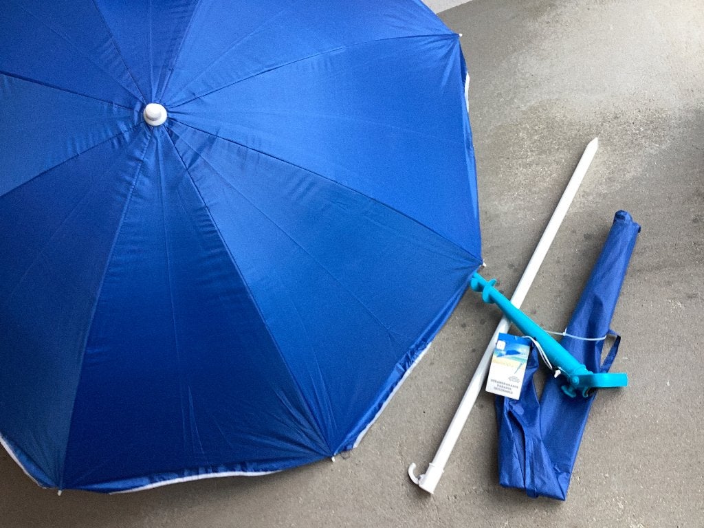 strandparasol nieuw 180cm, Caravans en Kamperen, Ophalen, Nieuw