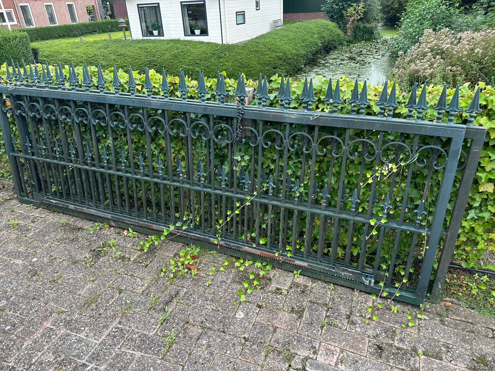 Stalen sierhekken - Klassiek design voor uw tuin, Ophalen, Gebruikt, IJzer, Sierhekwerk