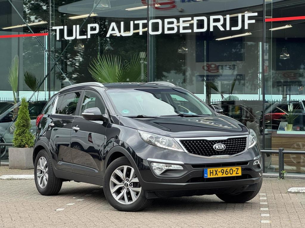 Kia Sportage 1.6 GDI X-treme ComfortLine bj 2016 Leder Navi, Voorwielaandrijving, 135 pk, 4 cilinders, Zwart