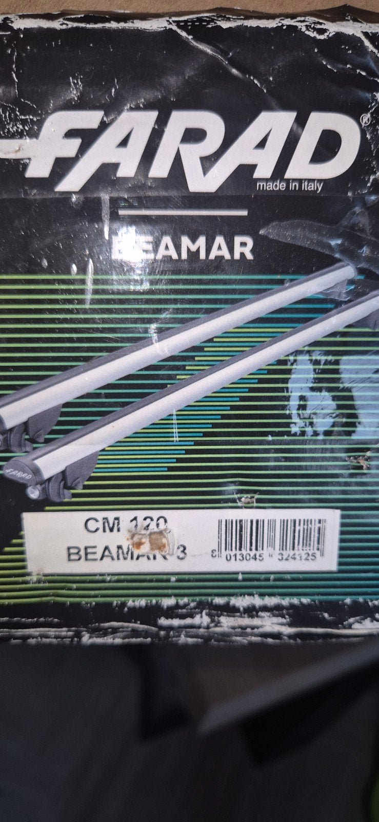 Farad Beamar 3 dakdragers 120 cm voor Nissan Qashqai J11, Ophalen