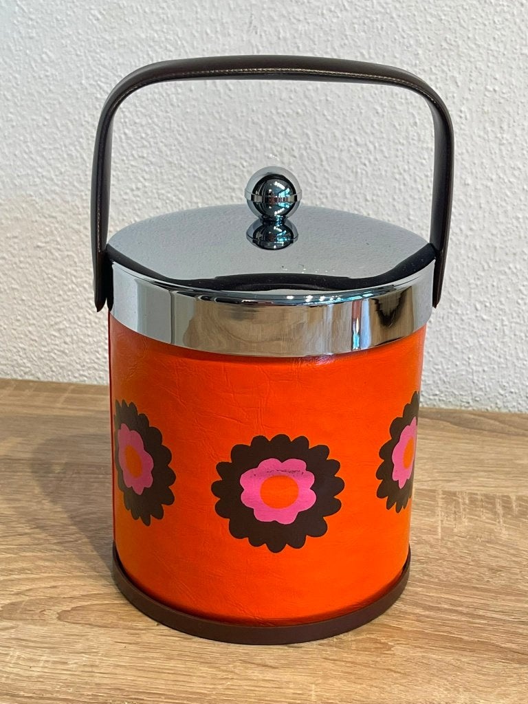 Vintage Brabantia Patrice ijsemmer, jaren 70, flower power,, Verzamelen, Retro, Ophalen of Verzenden, Huis en Inrichting
