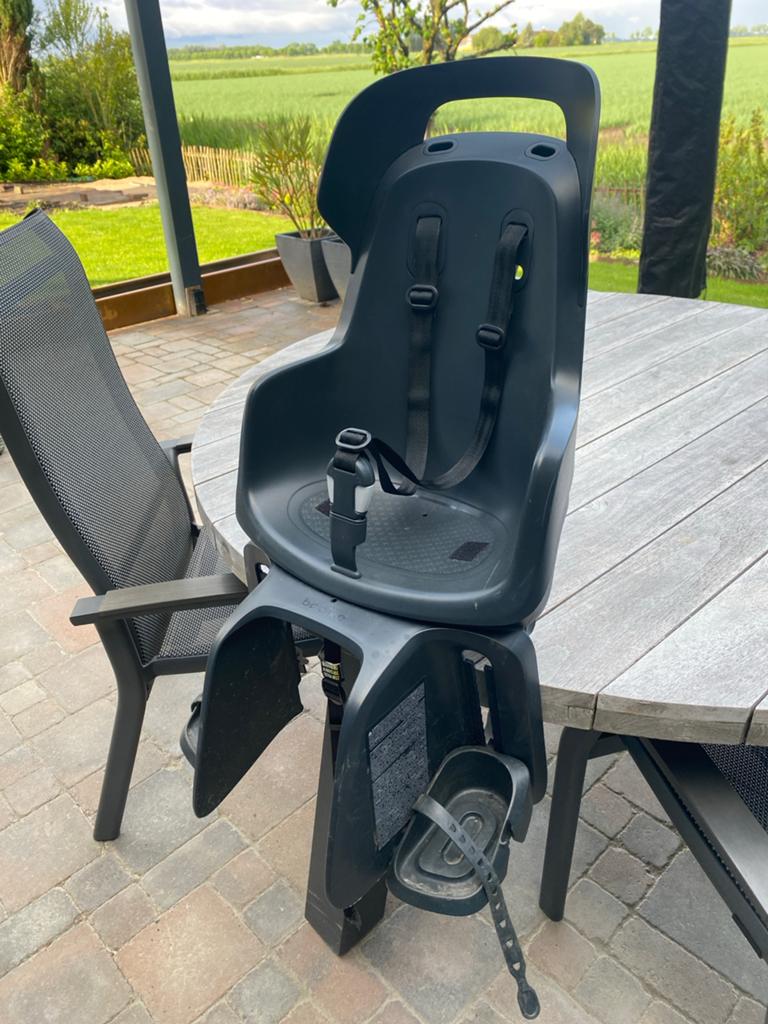 Bobike Exclusive Tour Fietszitje Achter - Zwart, Fietsen en Brommers, Achterzitje, Voetsteuntjes, 9 t/m 18 kg, Ophalen of Verzenden