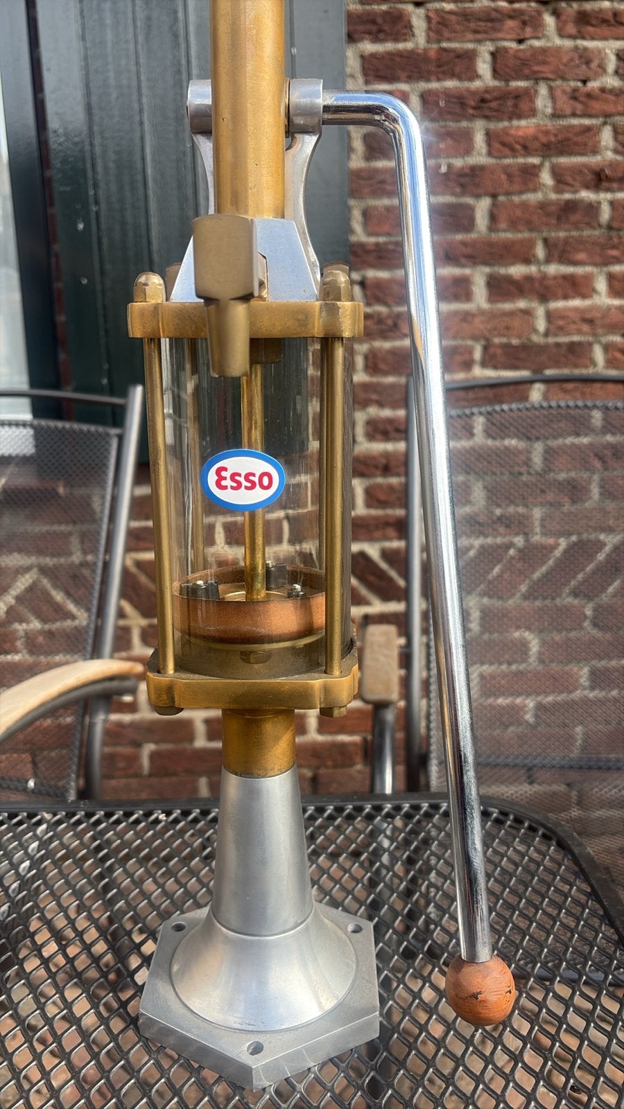 Vintage Esso Oliepomp - Decoratief Verzamelstuk, Ophalen