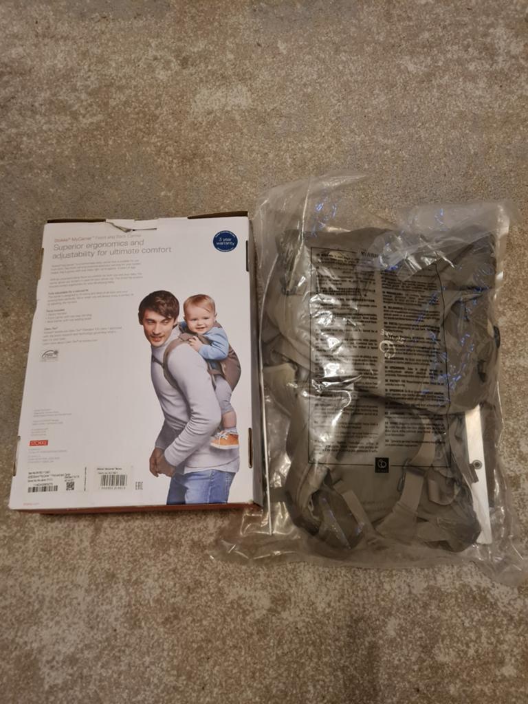 Draagzak Stokke MyCarrier Front and back Carrier (zand), Kinderen en Baby's, Babydragers en Draagdoeken, Overige merken, Buik of Rug