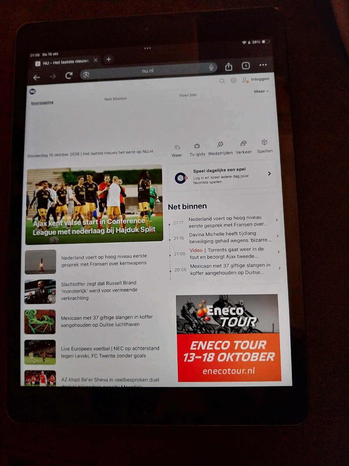 Apple iPad - Zo goed als nieuw, Computers en Software, 10 inch, 32 GB, Apple iPad, Ophalen of Verzenden