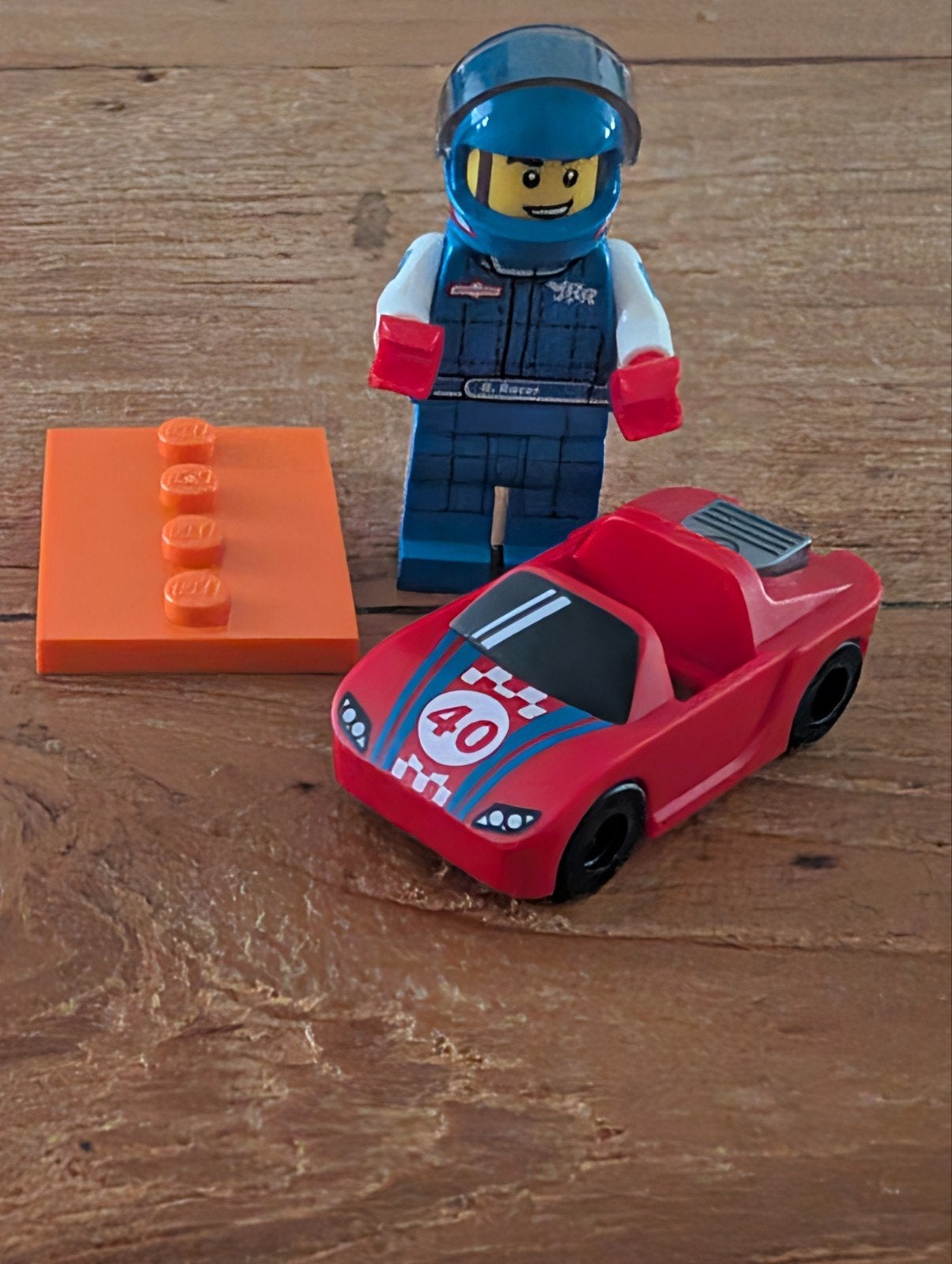 Lego Minifigures serie 18/ Race Car Guy, Kinderen en Baby's, Lego, Ophalen of Verzenden, Zo goed als nieuw, Minifiguren serie