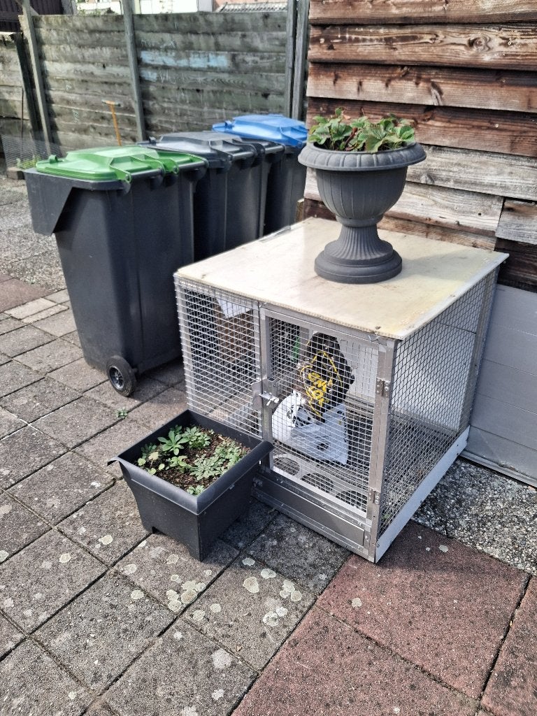 Stevige Aluminium Volière / Dierenkooi – ca. 80x80 cm, Ophalen, Kooi, 60 tot 90 cm, Nieuw