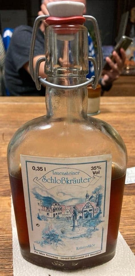 Lauensteiner Schloßkräuter Kruidenlikeur - 0,35L, 35% Vol, Ophalen of Verzenden