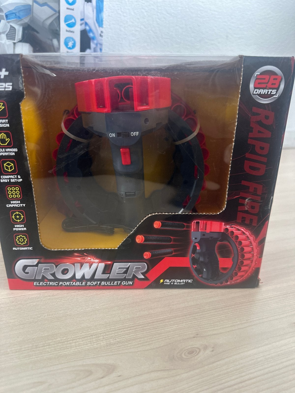Growler Elektrisch Draagbaar Zacht Kogelgeweer - Rapid Fire, Ophalen of Verzenden, Nieuw, Jongen of Meisje