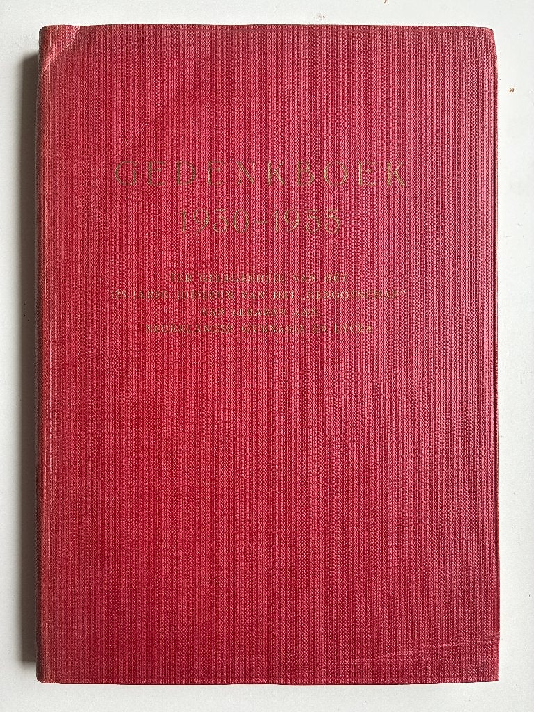 Gedenkboek 1930-1955 ter gelegenheid van het 125-jarig jubi, Gelezen, Maatschappij en Samenleving, Ophalen of Verzenden, Nederland