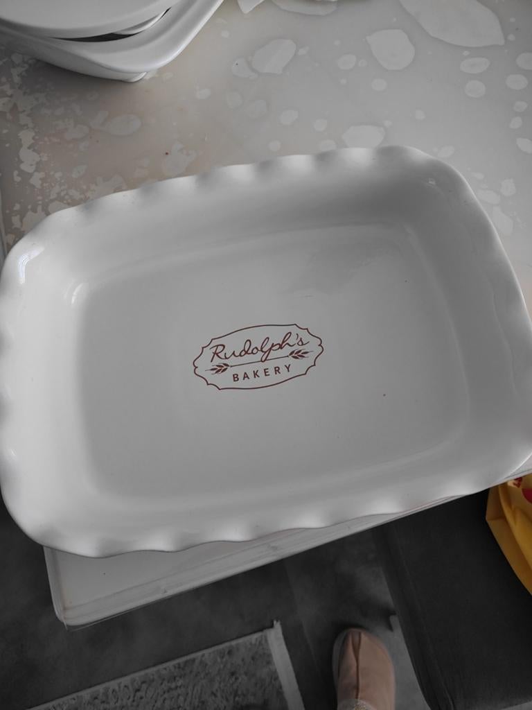Rudolpys bakery ovenschaal, Nieuw, Ophalen of Verzenden, Overige stijlen, Glas