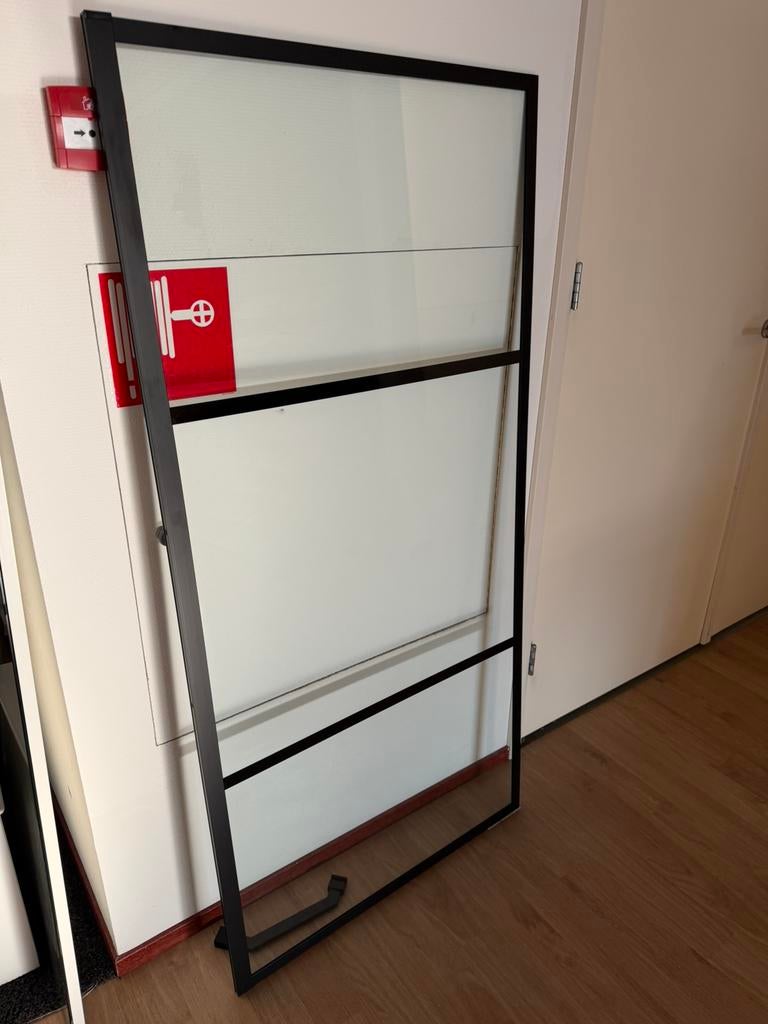 Van Rijn bad wand 80x160 industrieel, Ophalen, Zwart