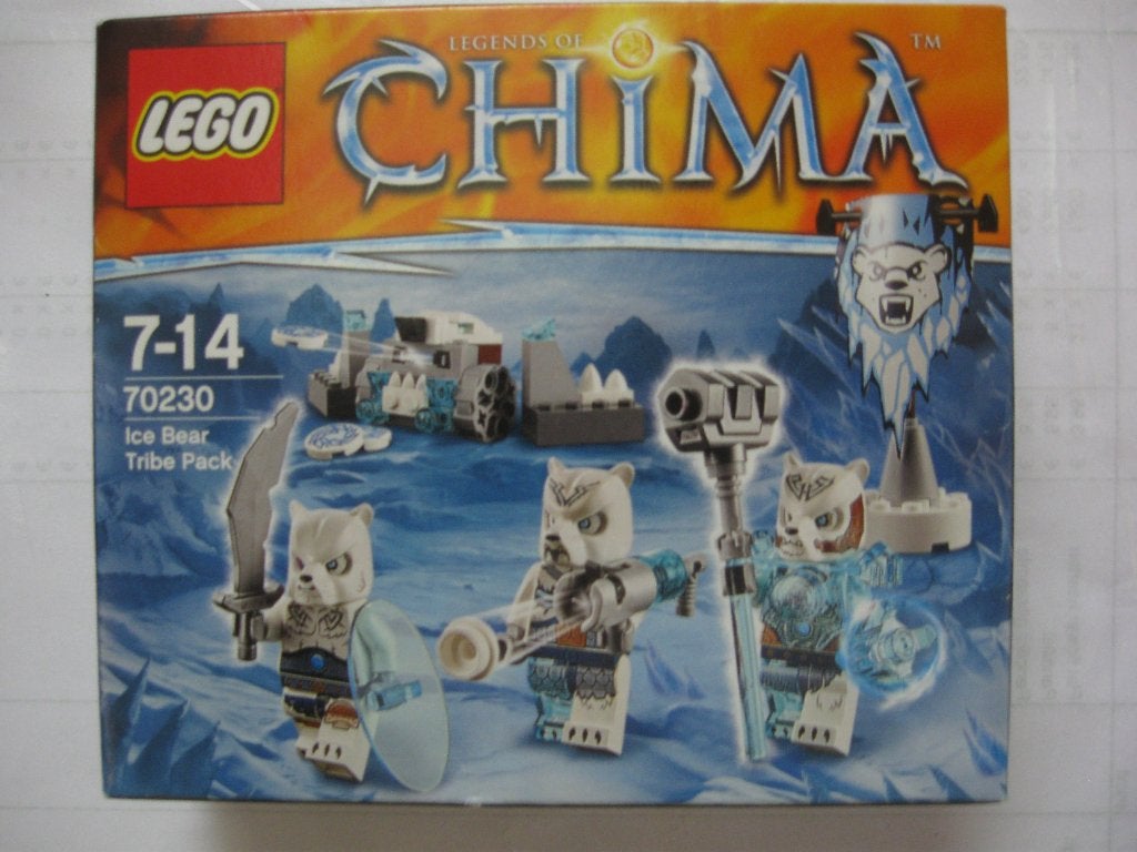 Lego 70230 Chima "Ice Bear Tribe Pack", Inclusief instructies, Lego, Ophalen of Verzenden, Zo goed als nieuw