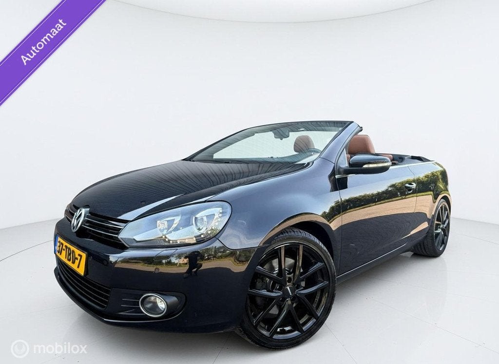 Volkswagen Golf 1.4 TSI Highline Automaat Xenon Leder Cruise, Euro 5, Gebruikt, 4 cilinders, Cabriolet