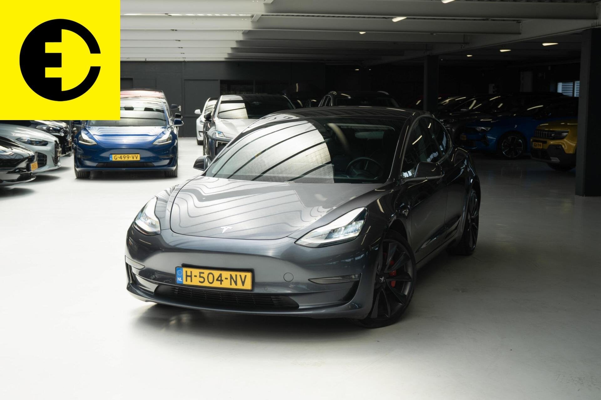 Tesla Model 3 Performance AWD 75 kWh | SOH 90.9% | Stoelverw, Auto's, Tesla, Automaat, Zwart, 462 pk, 84 €/maand