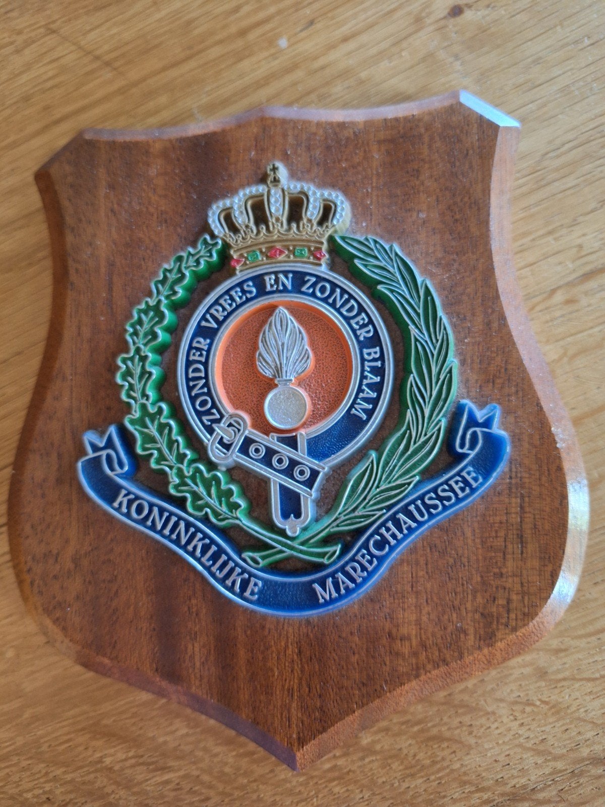 Schild Koninklijke Marechaussee - Hooymayers, Verzamelen, Militaria | Algemeen, Ophalen of Verzenden, Marechaussee, Nederland