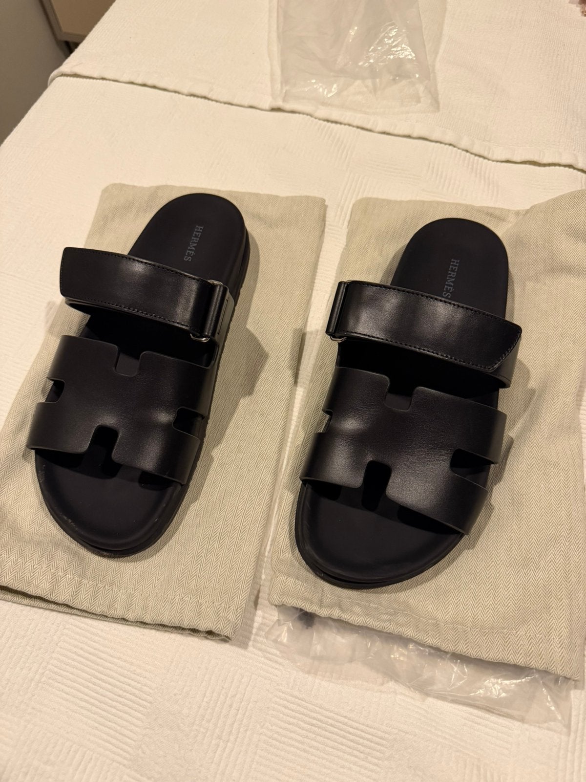 Hèrmes Slippers, Kleding | Heren, Zwart, Nieuw, Ophalen, Slippers