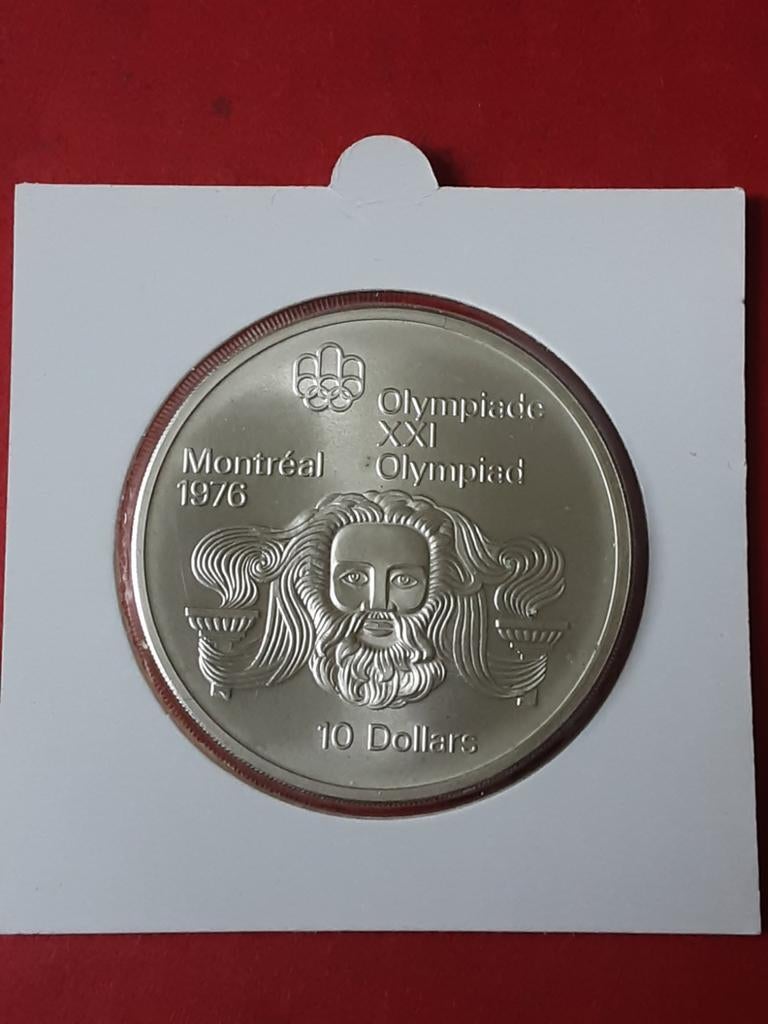 10 dollars Canada 1974, Ophalen of Verzenden, Noord-Amerika, Losse munt, Zilver