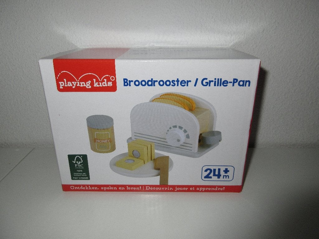 Houten speelgoed broodrooster  Nieuw ., Kinderen en Baby's, Ophalen of Verzenden, Nieuw