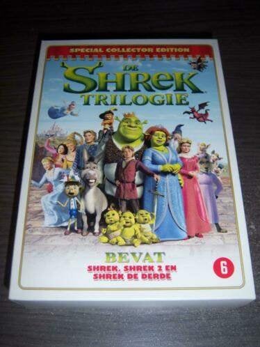 De SHREK TRILOGIE BOX Collecter Edition nieuw, Tekenfilm, Verzenden, Amerikaans, Nederlands