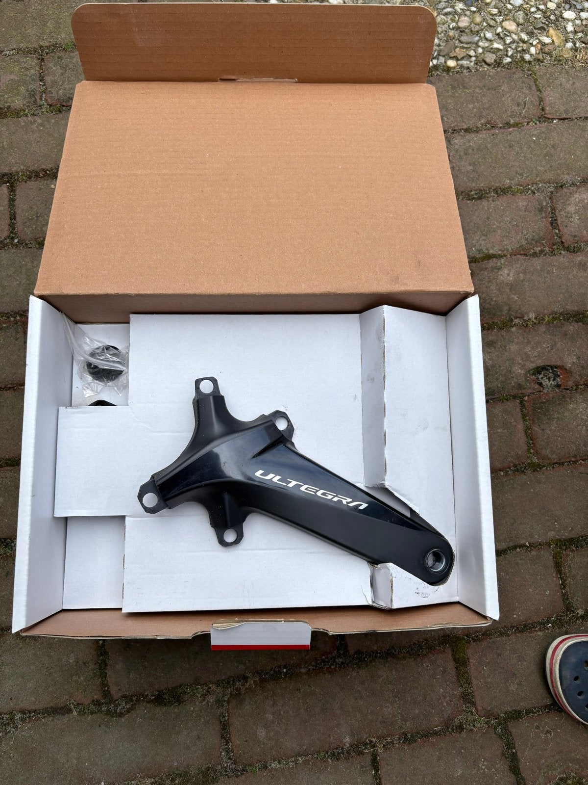 Ultegra crankstel 175mm - Gebruikt, nette staat, Ophalen of Verzenden, Gebruikt, Racefiets, Crankstel of Pedalen
