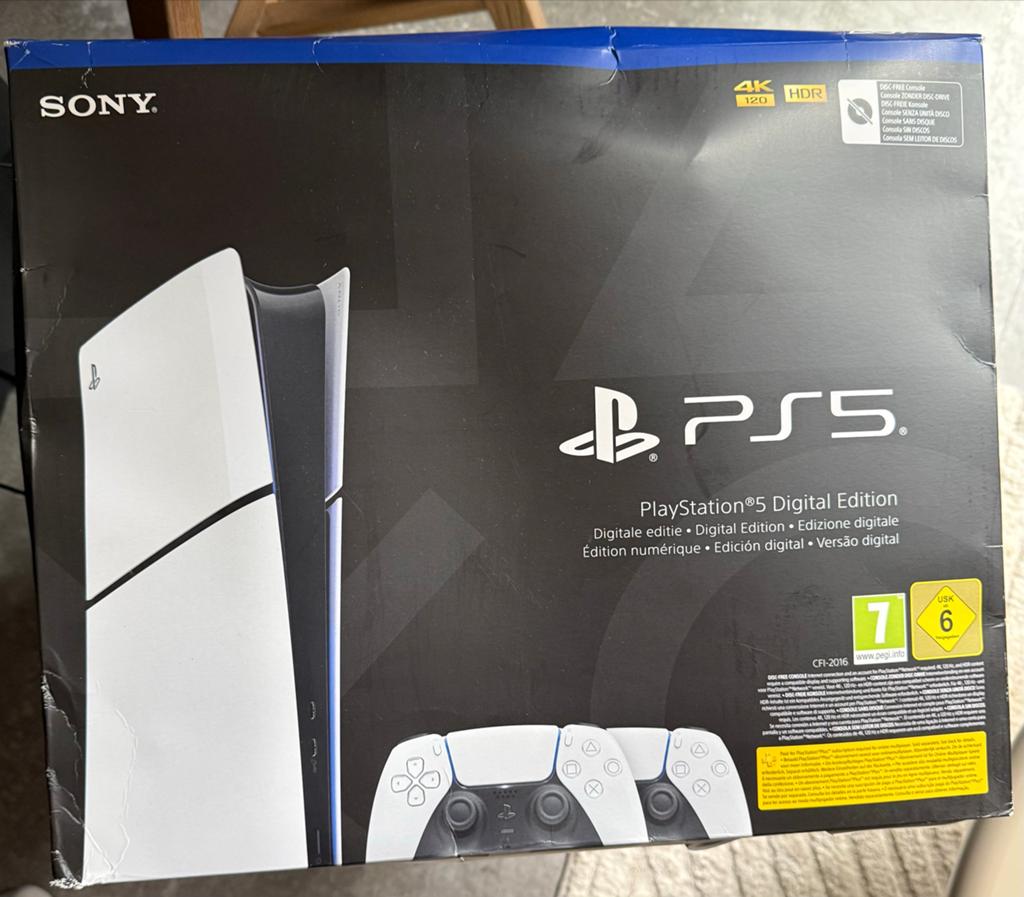 Sony PlayStation 5 Slim met nieuwe controller, Spelcomputers en Games, Spelcomputers | Sony PlayStation 5, Ophalen, Zo goed als nieuw