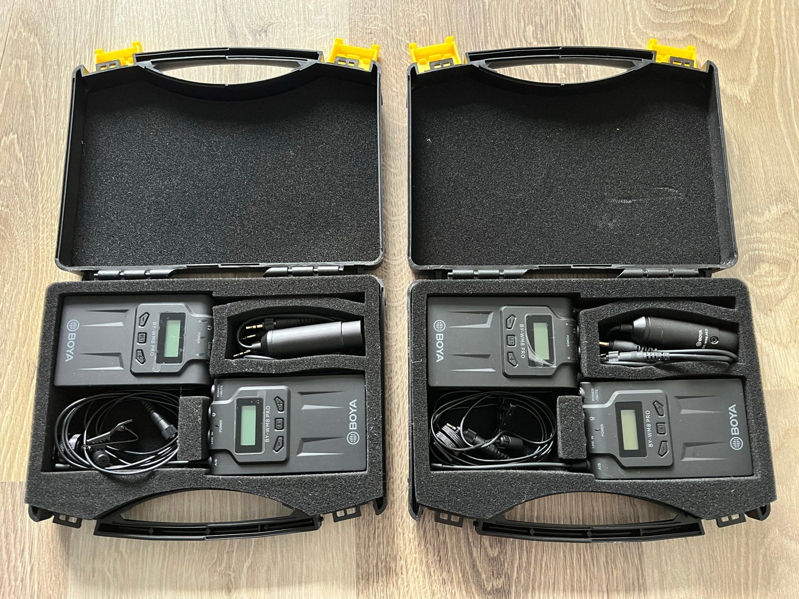 Boya BY-WM8 Pro K1 Draadloze Microfoon Set (2 stuks), Ophalen of Verzenden, Zo goed als nieuw, Instrumentmicrofoon, Draadloos