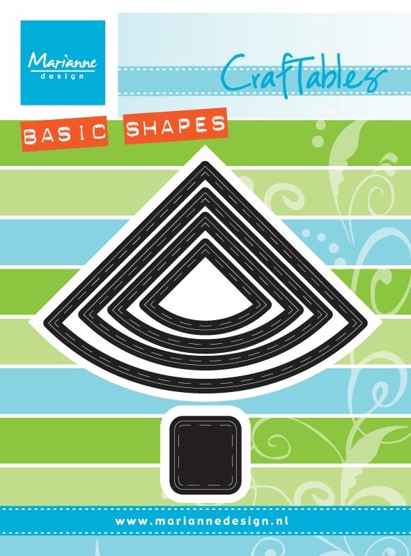 Basic shapes Cr1385 Craftable" Christmas tree" Marianne des, Hobby en Vrije tijd, Ophalen of Verzenden, Nieuw, Kerst, Pons of Mal