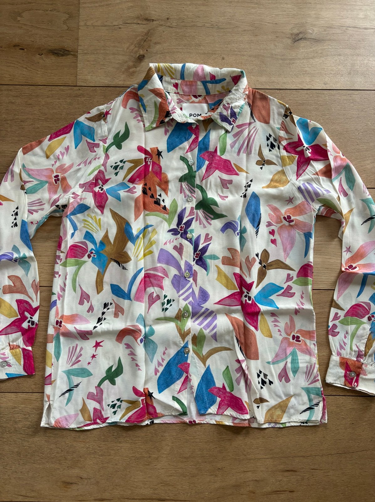 Blouse - Maat 36 - Merk POM Amsterdam, Kleding | Dames, Blouses en Tunieken, Ophalen of Verzenden, Zo goed als nieuw, Maat 36 (S)