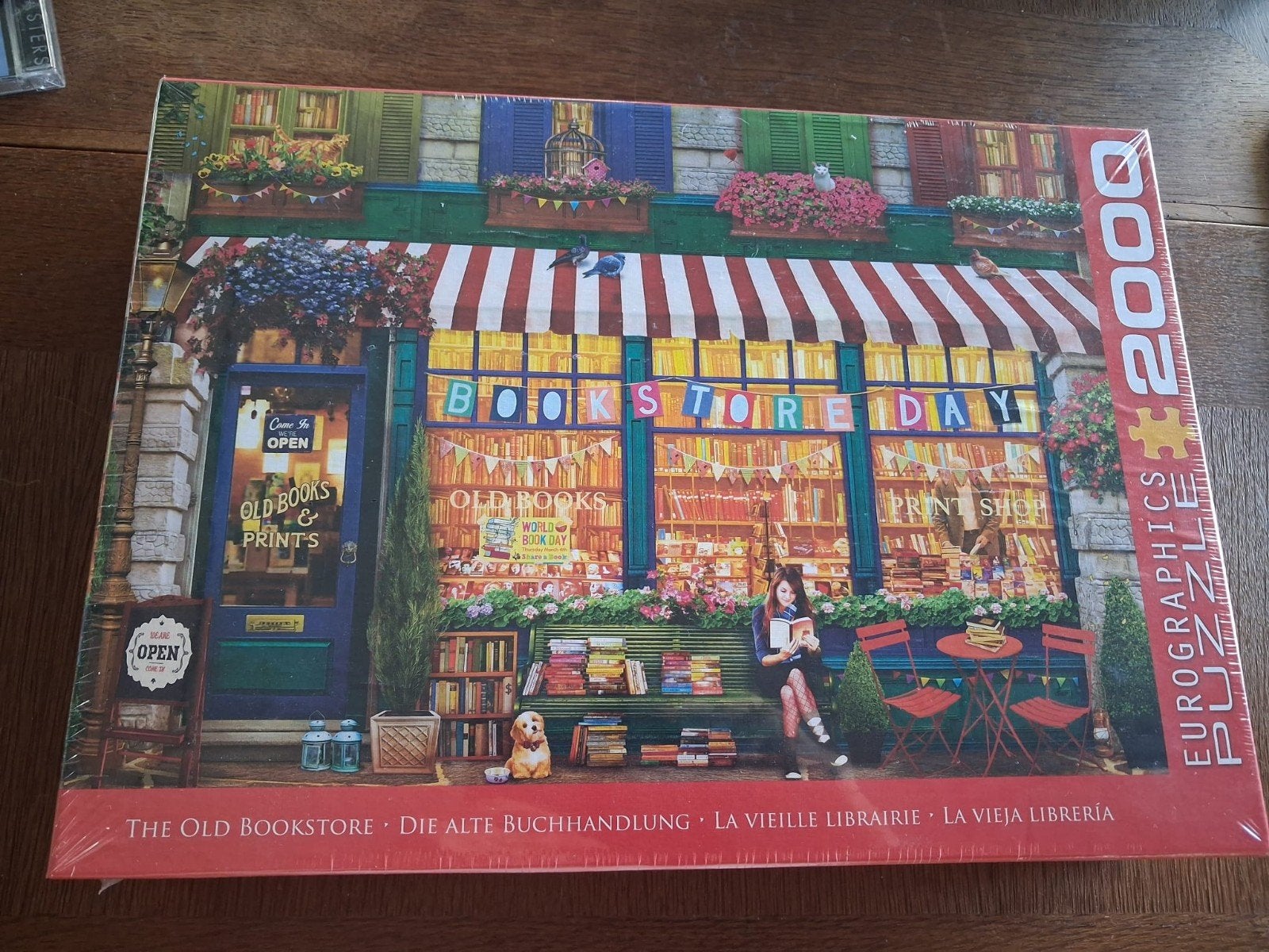 Eurographics Legpuzzel 'The Old Bookstore' - 2000 stukjes, Hobby en Vrije tijd, Denksport en Puzzels, Ophalen of Verzenden, Meer dan 1500 stukjes