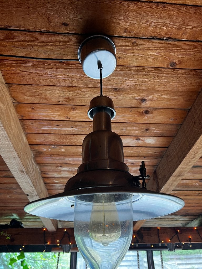 2 Prachtige industriële IKEA Ottava hanglamp, Ophalen, E27 (groot), Zo goed als nieuw, Industriële