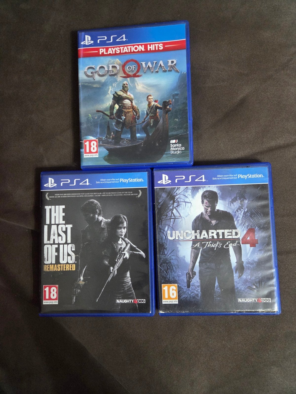 PS4 Games: God of War, The Last of Us, Uncharted 4, Avontuur en Actie, Vanaf 18 jaar, 1 speler, Ophalen of Verzenden