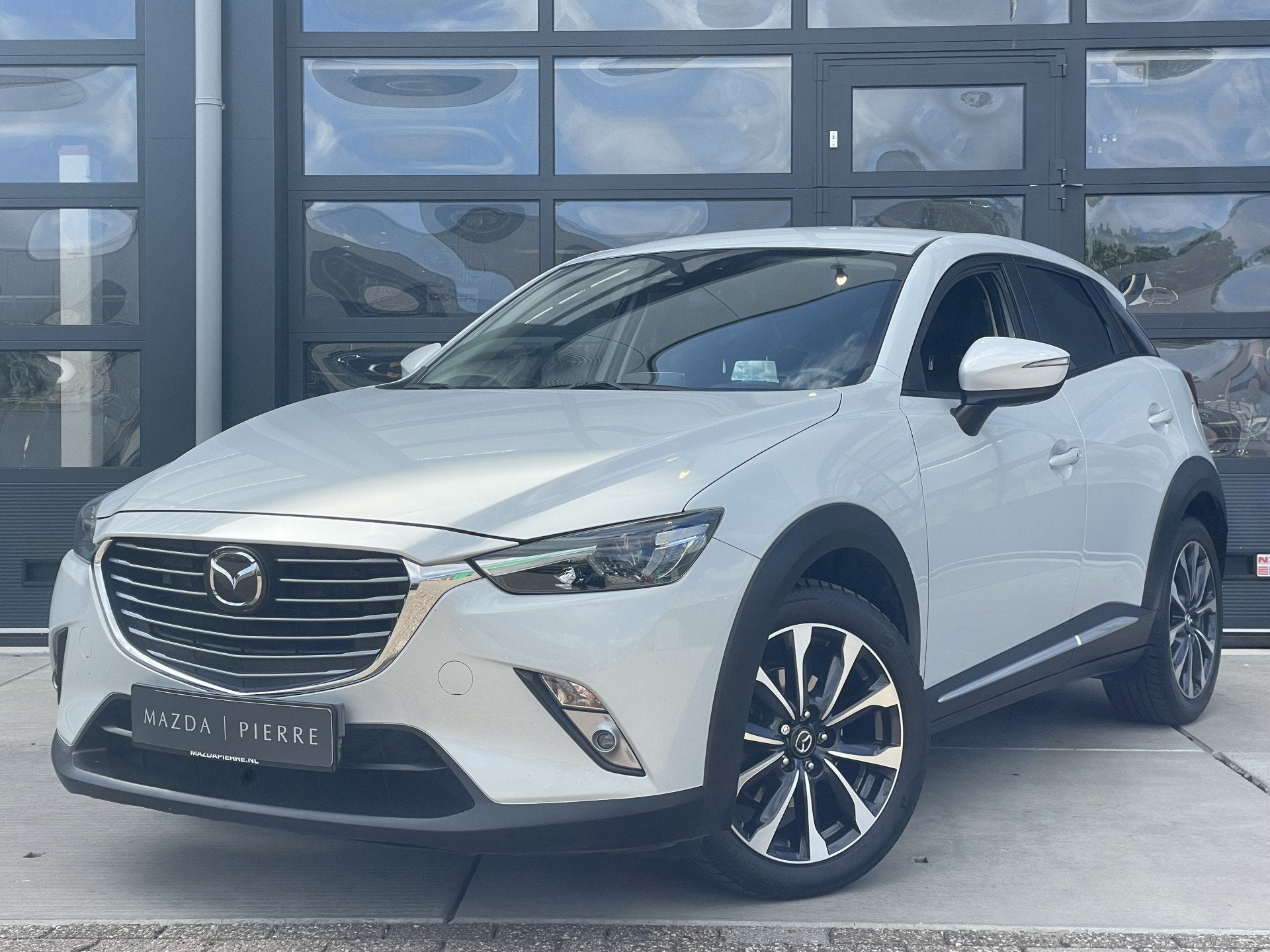 Mazda CX-3 2.0 SkyActiv-G 120 GT-M AUTOMAAT | NAVI | ACHTERU, Auto's, 1998 cc, 4 cilinders, Wit, SUV of Terreinwagen