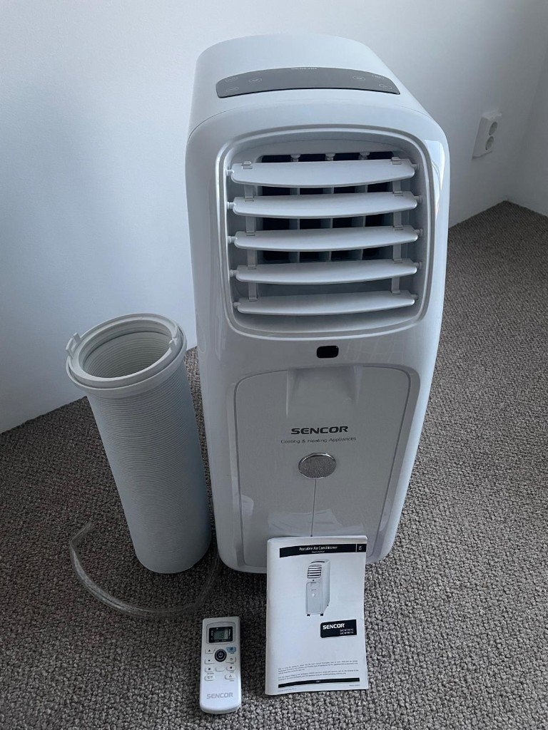 Mobiele airco SENCOR, Ophalen, Minder dan 60 m³, Timer, 3 snelheden of meer