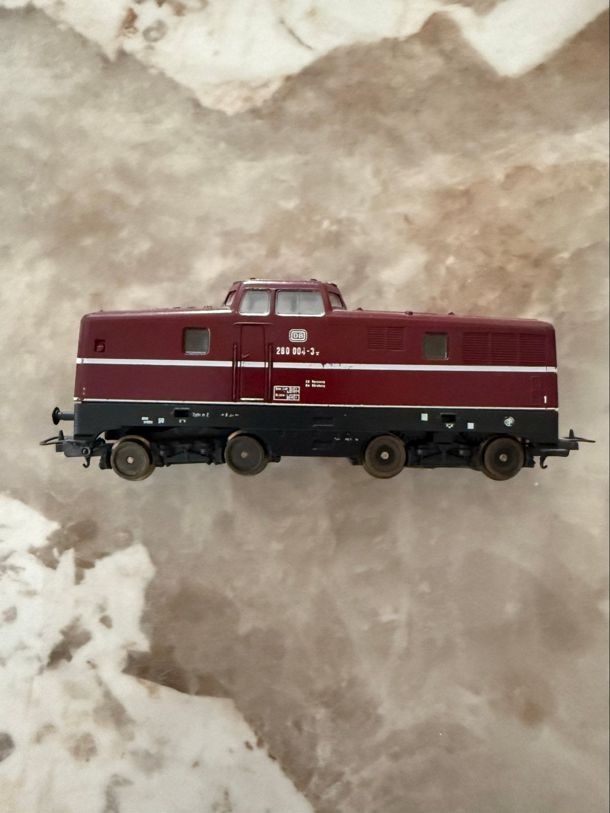 Lima diesel loc 280 004-3 - nakijkertje, Hobby en Vrije tijd, Ophalen of Verzenden, Gebruikt, Locomotief, Lima