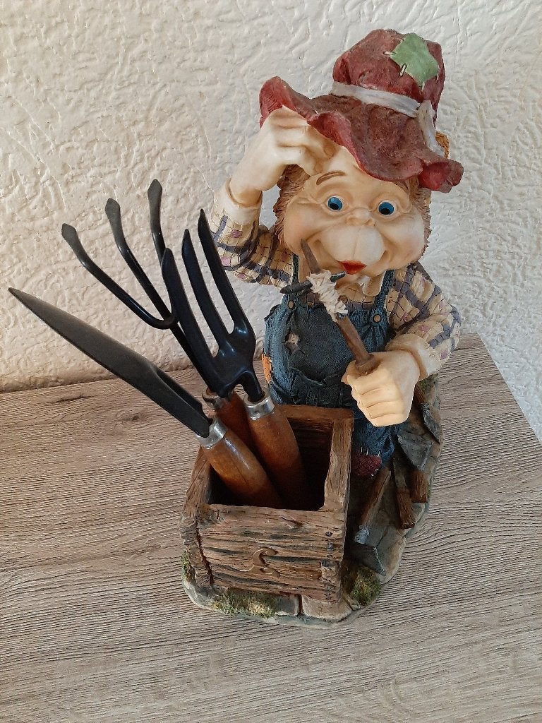 laven efteling tuinman met gereedschappen, Ophalen of Verzenden, Zo goed als nieuw, Beeldje of Poppetje