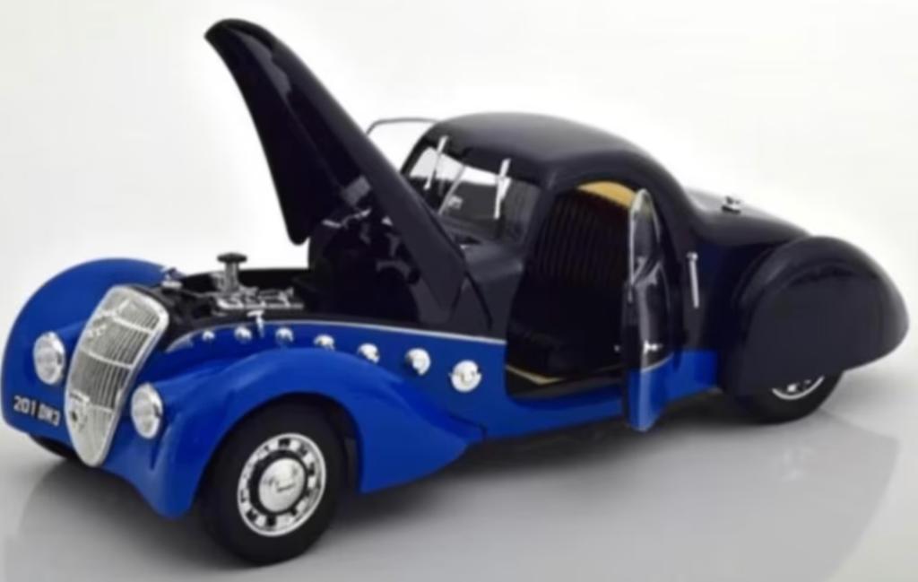 Peugeot 302 Darl'Mat Coupe 1937 Blauw LIM. 1/18 NOREV 184696, Verzenden, Nieuw, Auto, Norev