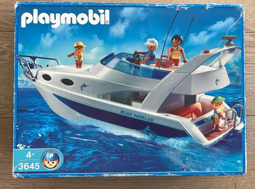 Playmobil 3645 Blue Marlin Luxe jacht, Ophalen of Verzenden, Zo goed als nieuw