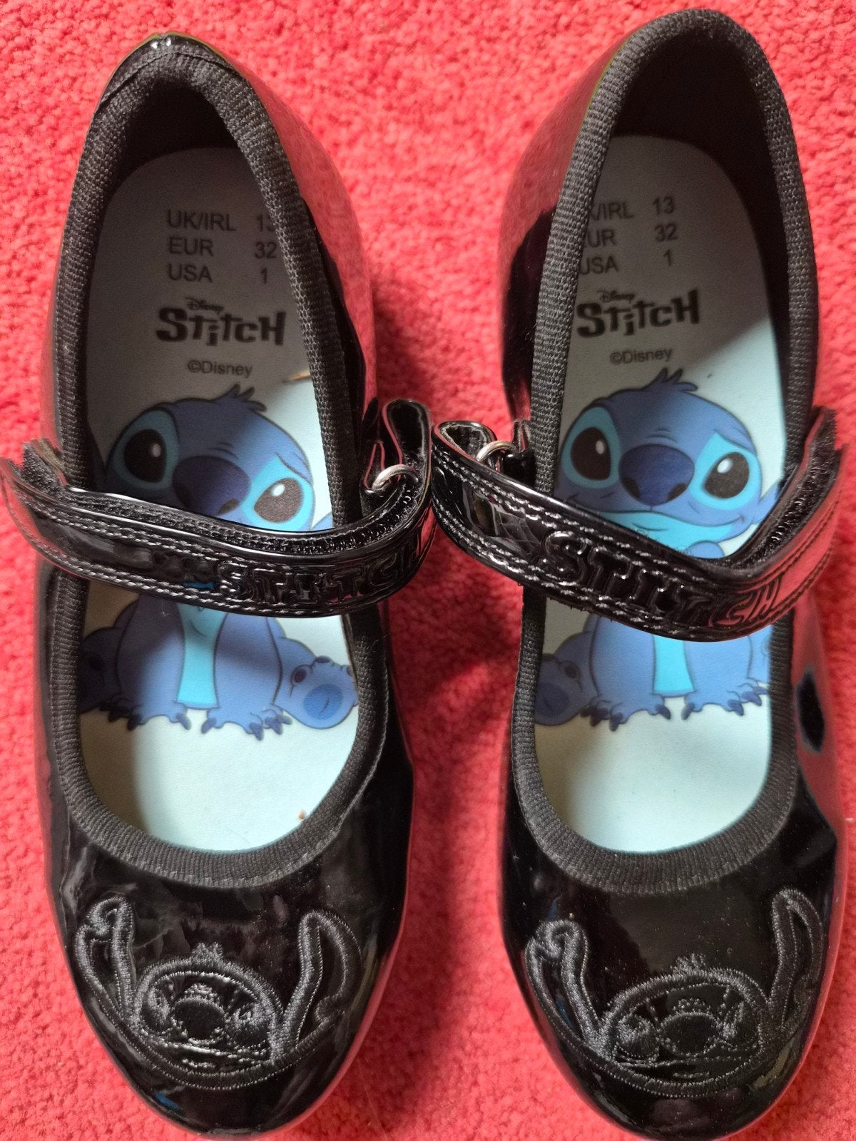 Disney Stitch lak schoentjes met klittenband maat 32, Ophalen of Verzenden, Zo goed als nieuw, Meisje, Schoentjes