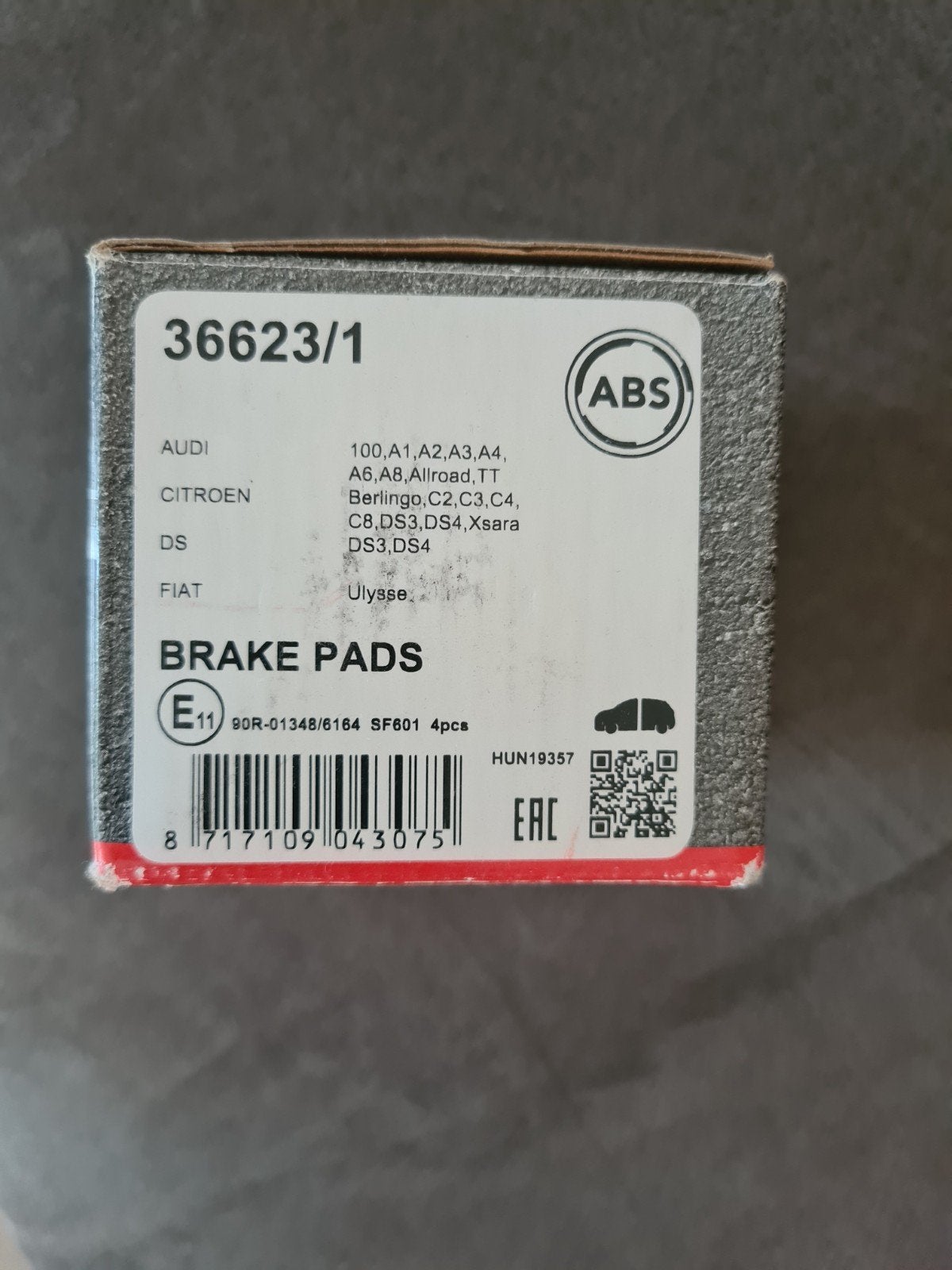 Nieuwe ABS Remblokken 36623/1, Auto-onderdelen, Ophalen, Nieuw, Citroën